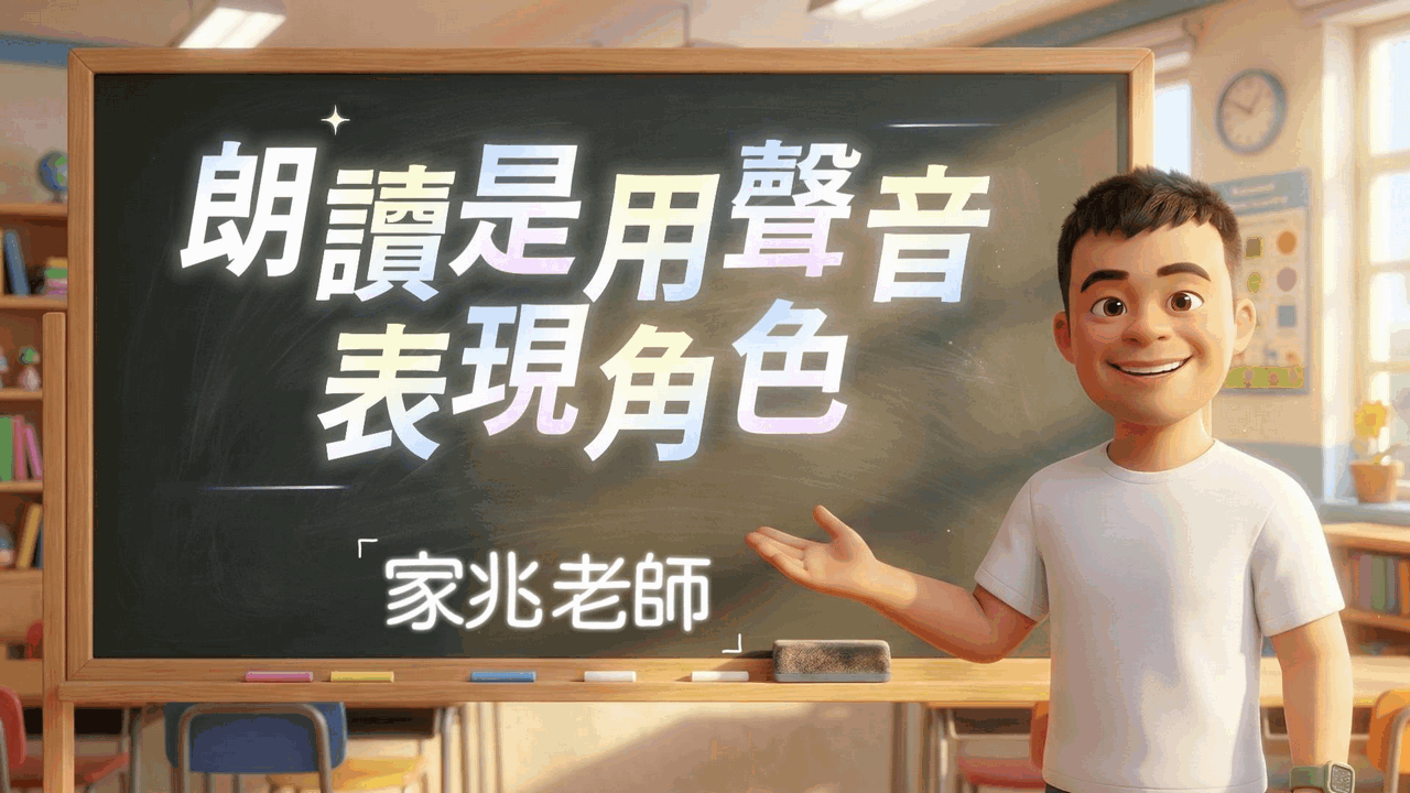 ★★★《朗讀是用聲音表現角色》